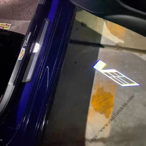 Cadillac V Logo Door Projector Lights
