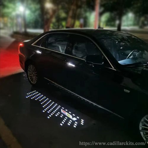 Cadillac Rear View Welcome Light Carpet
