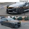 Carbon Fiber Style Cadillac Front Bumper Lip for CT5/CT5-V