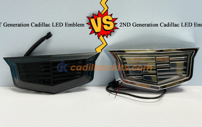 1ST VS 2ND Generation Cadillac LED Emblem,Which one do you like?