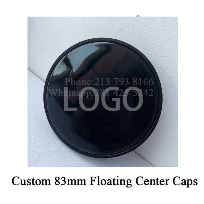 83mm Floating Center Caps for GMC and Chevy 1500 Trucks and SUVs 26" Snowflake Wheels