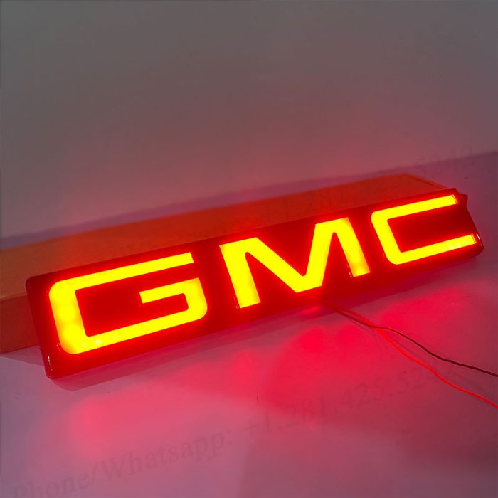 Dynamic GMC Rear Led Emblem
