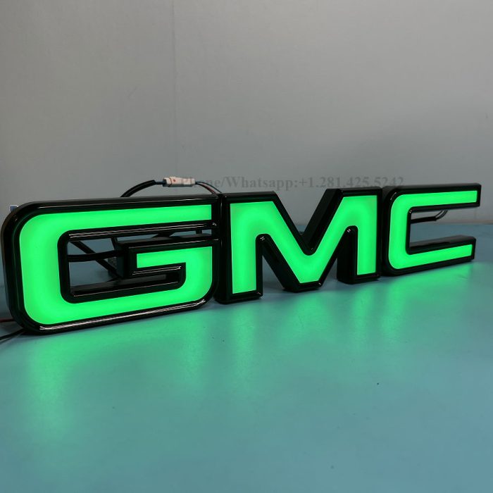 Dynamic GMC Sierra 2500 Illuminated Emblem (2019-2025)
